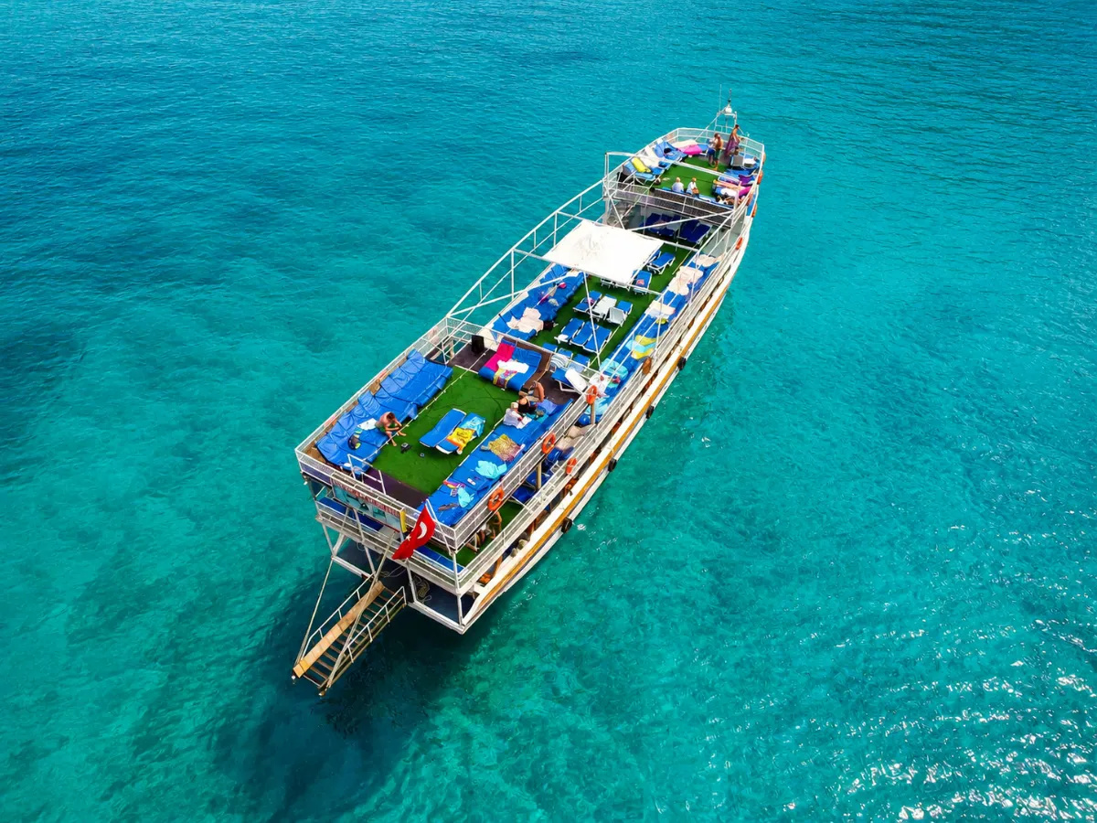 Marmaris Boat Trip with Unlimited Alcoholic Drinks & BBQ Lunch - Marmaris Excursion - EN